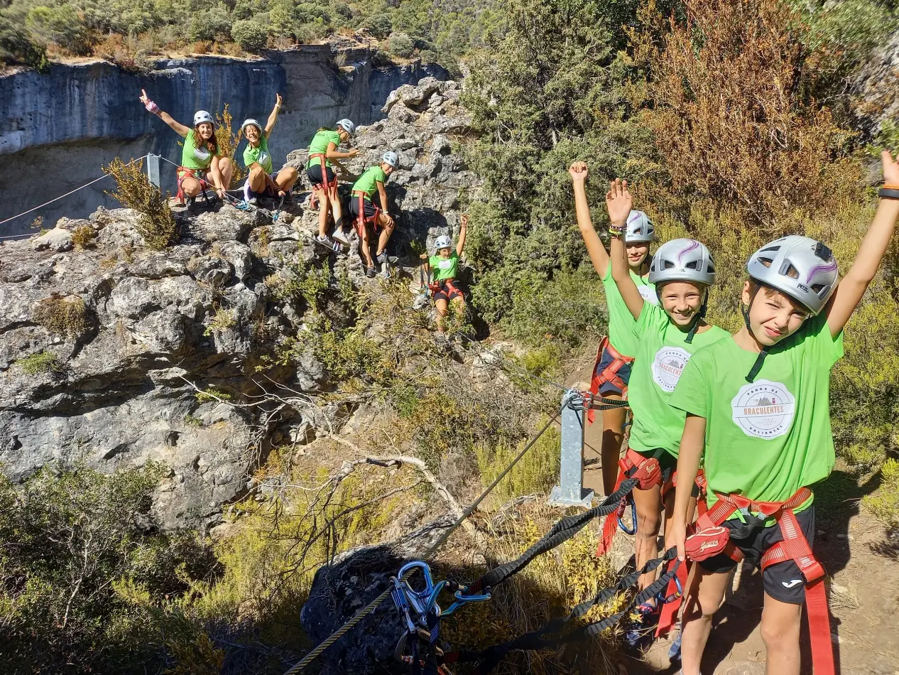 via ferrata en cuenca con ninos imgi 3