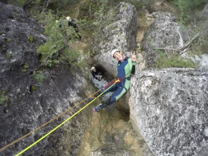 rapel con estilo barranco de la hocecilla scaled
