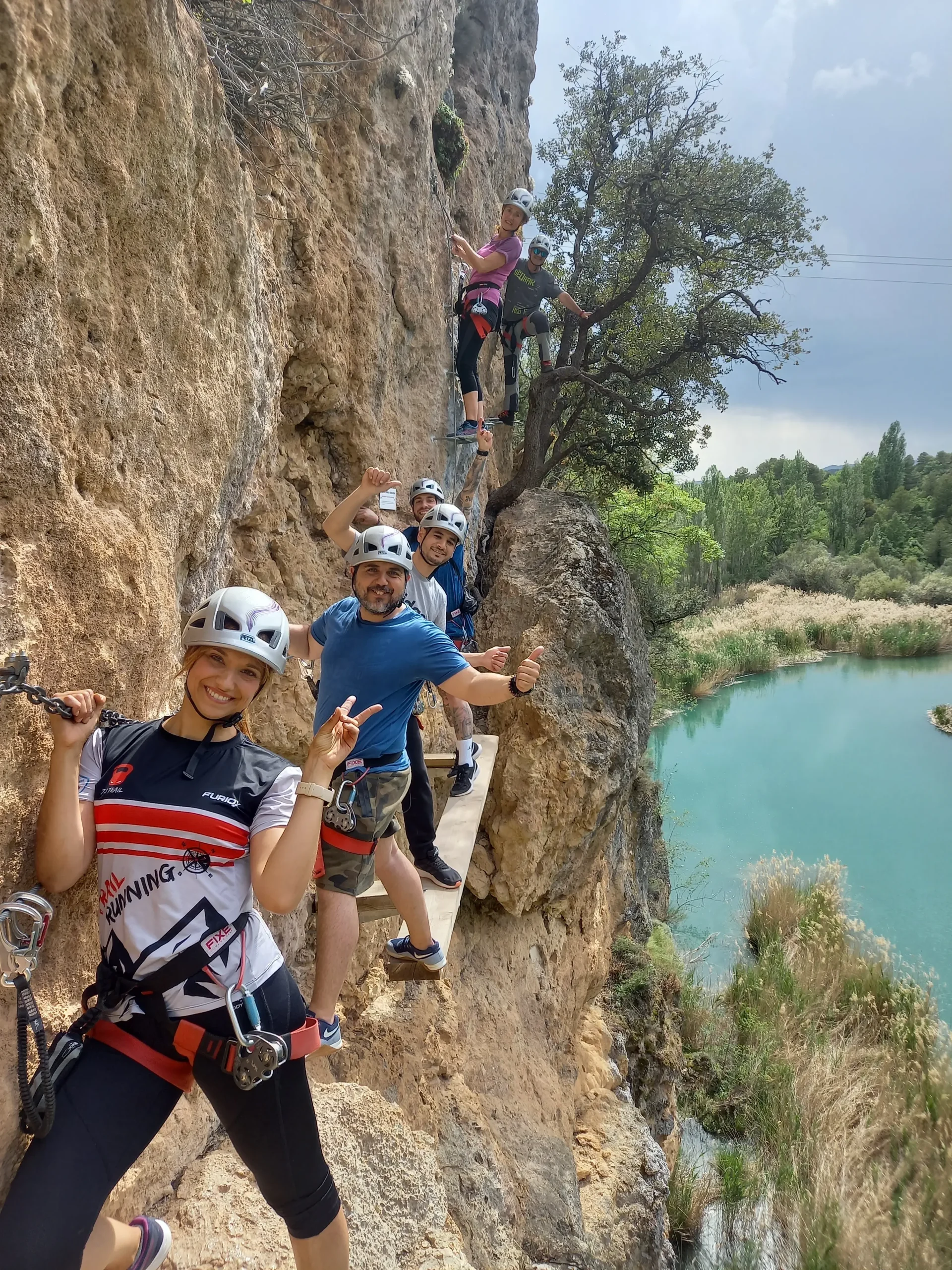 vistas vertiginosas sobre el jucar via ferrata ventano del diablo scaled